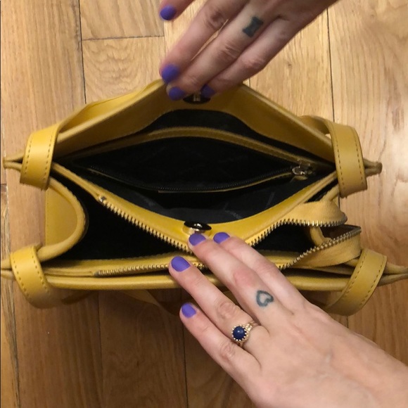 Leather structures shoulder purse by Jessie&Jane - Picture 4 of 7